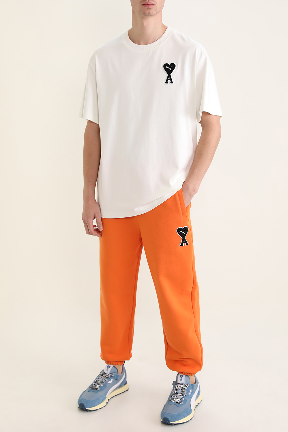 פומה X אמי חולצת טי מכותנה אורגנית